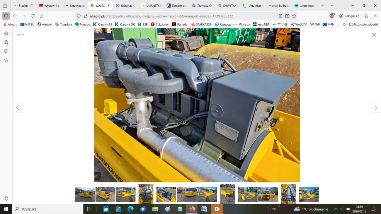 Причіпний вібраційний валець Wacker Neuson RT 5000 6