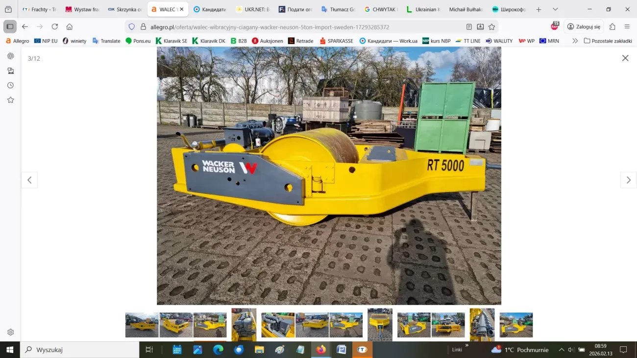 Причіпний вібраційний валець Wacker Neuson RT 5000 3