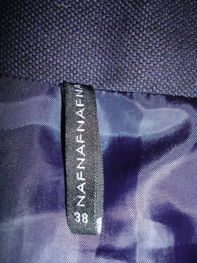 Юбка/СПІДНИЦЯ 44 р. ФІОЛЕТОВА. На підкладці. Бренд NAF-NAF. МОЛОДІЖНА. 7