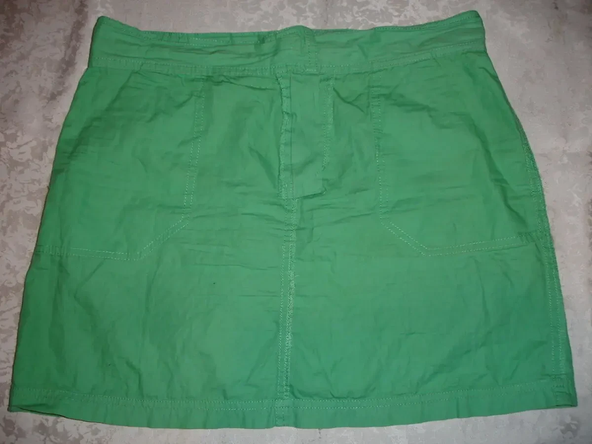 Юбка/СПІДНИЦЯ 10-ка (44 р.). ЗЕЛЕНА. Бренд DENIM Co. НАТУРАЛЬНА. 5