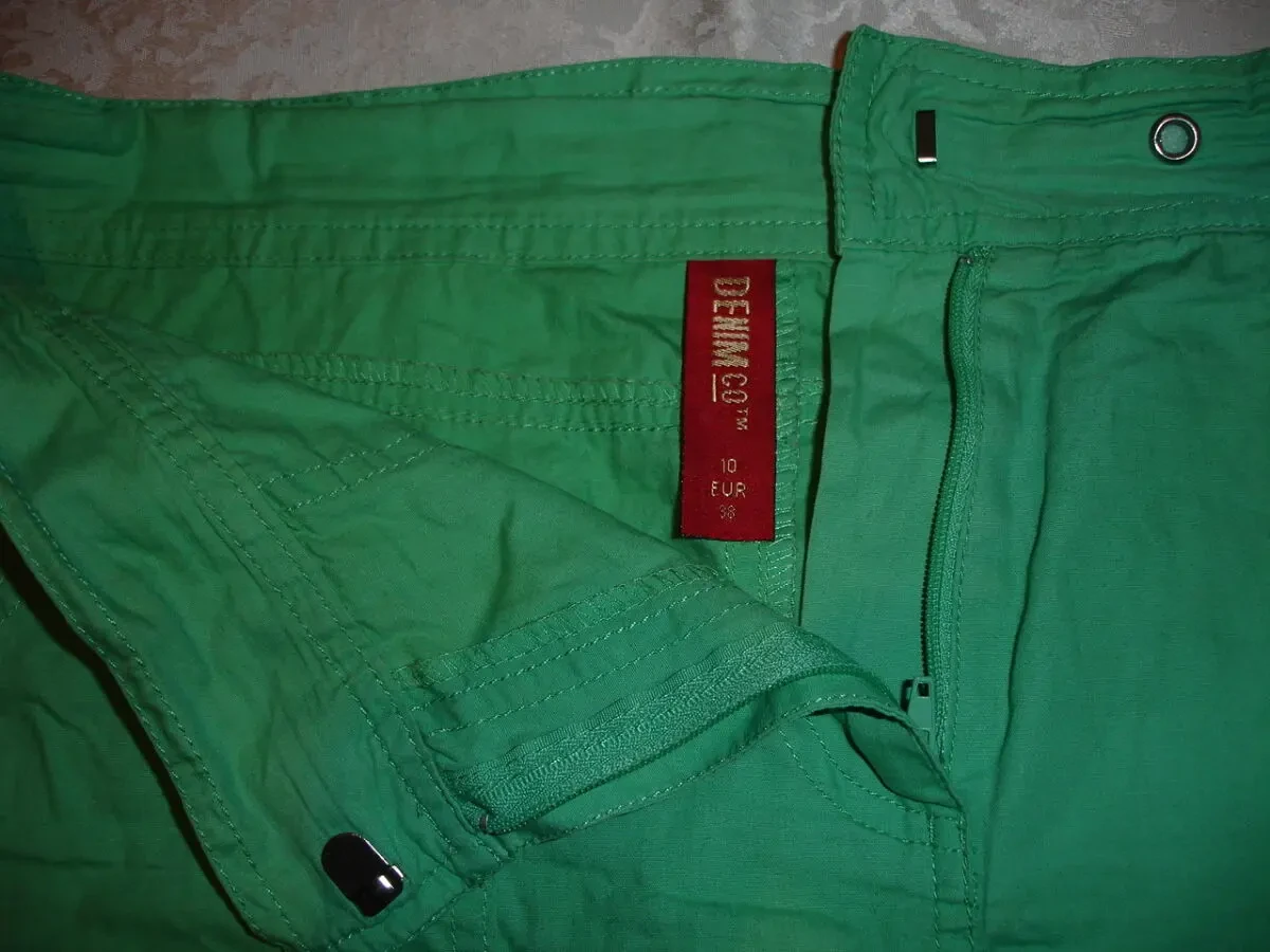 Юбка/СПІДНИЦЯ 10-ка (44 р.). ЗЕЛЕНА. Бренд DENIM Co. НАТУРАЛЬНА. 3