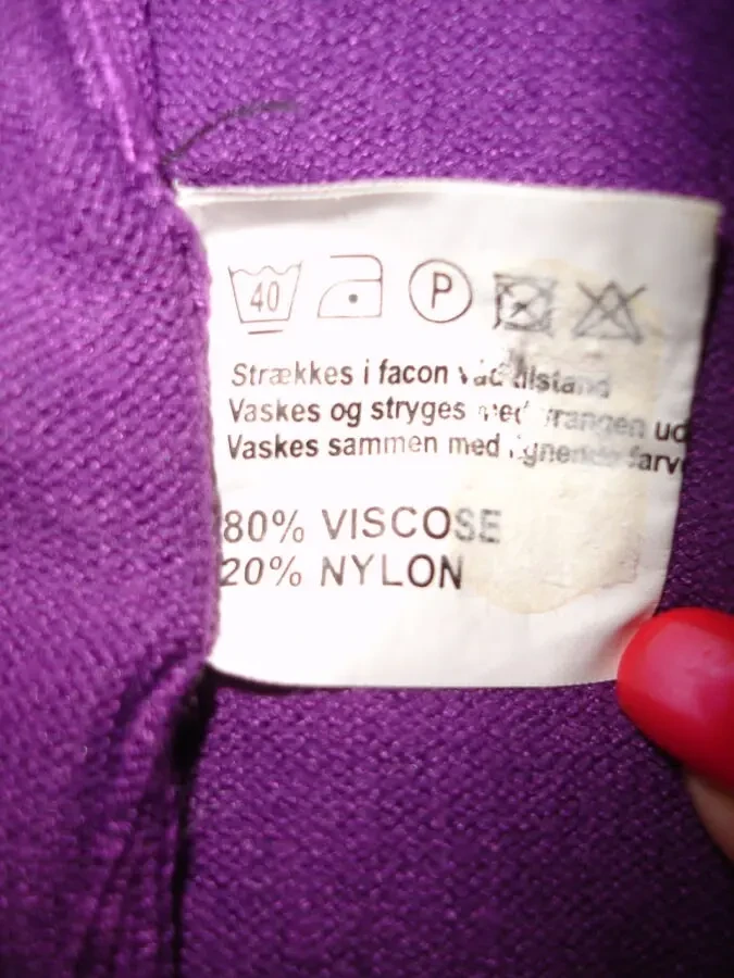 Кофта/СВЕТР 44-46 р. ФІОЛЕТОВИЙ. Рукав 3/4. Бренд VISUAL. Трикотаж. 6