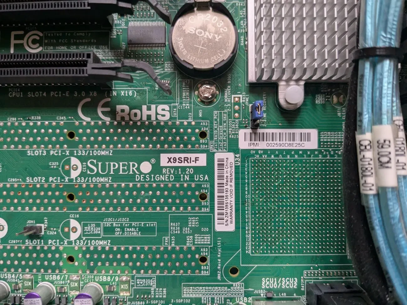 Стоечный сервер Supermicro CSE-825 (2U) 2