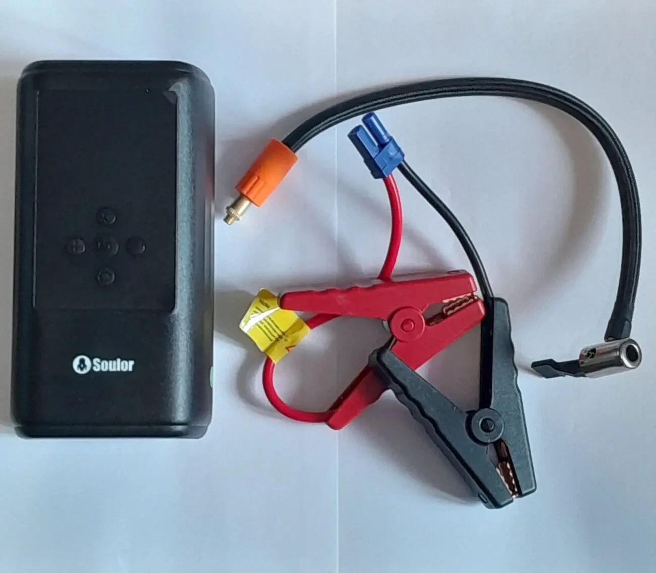 Пуско-зарядне насос ліхтар Soulor CYD24 Jump starter Прилад 5в1