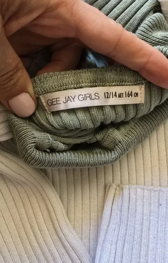 Гольф-водолазка рубчик длі дівчинки, пара 6