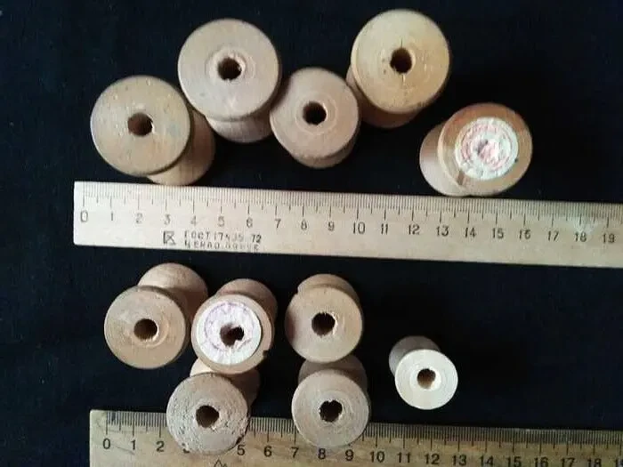 Катушки Катушка деревянная пустая, из ссср, 11 штук 4