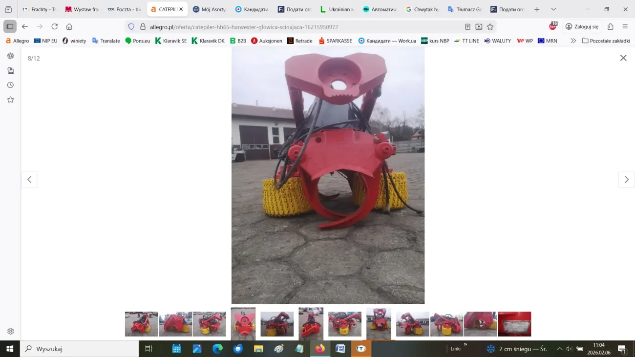 Гідравлічна головка комбайна Catepiler HH65, імпорт 5