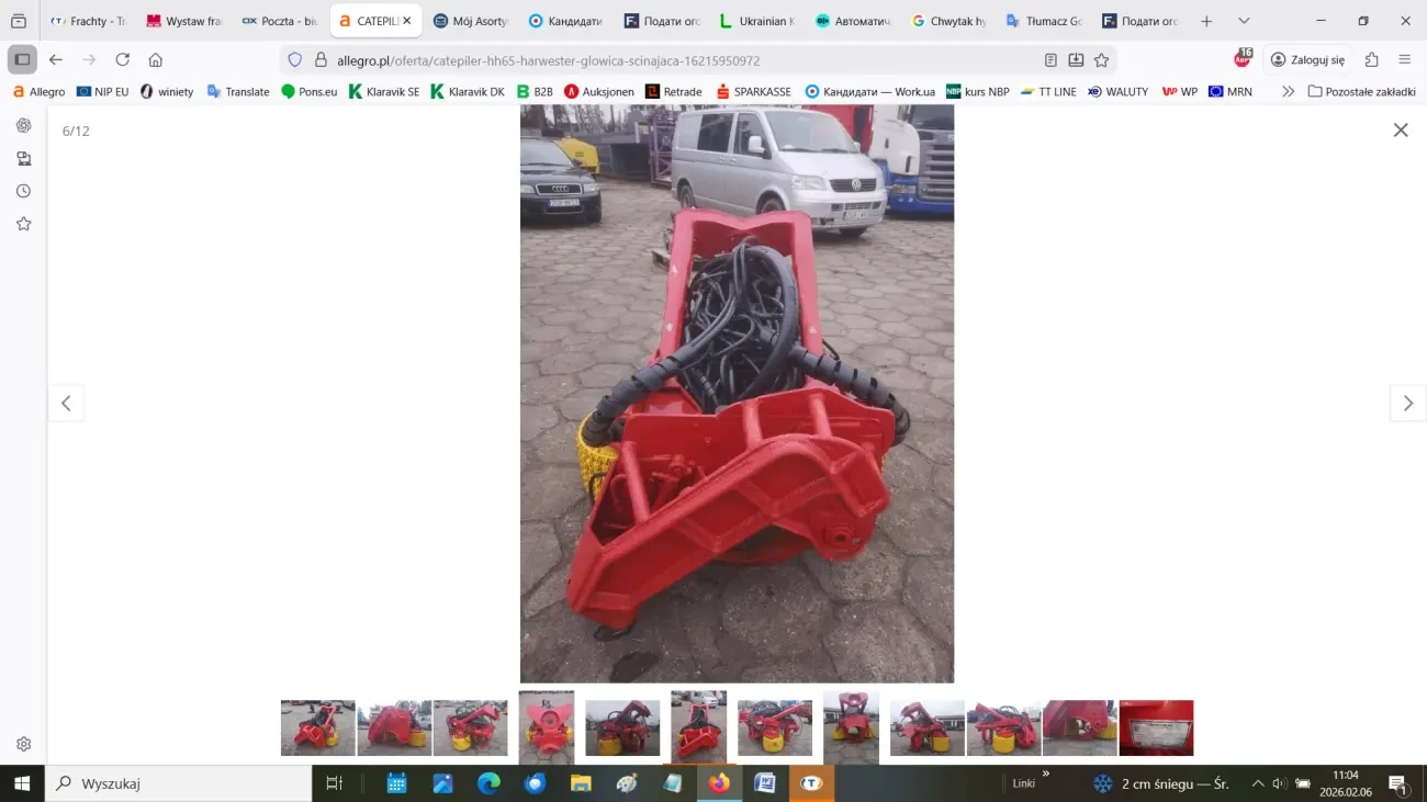 Гідравлічна головка комбайна Catepiler HH65, імпорт 3