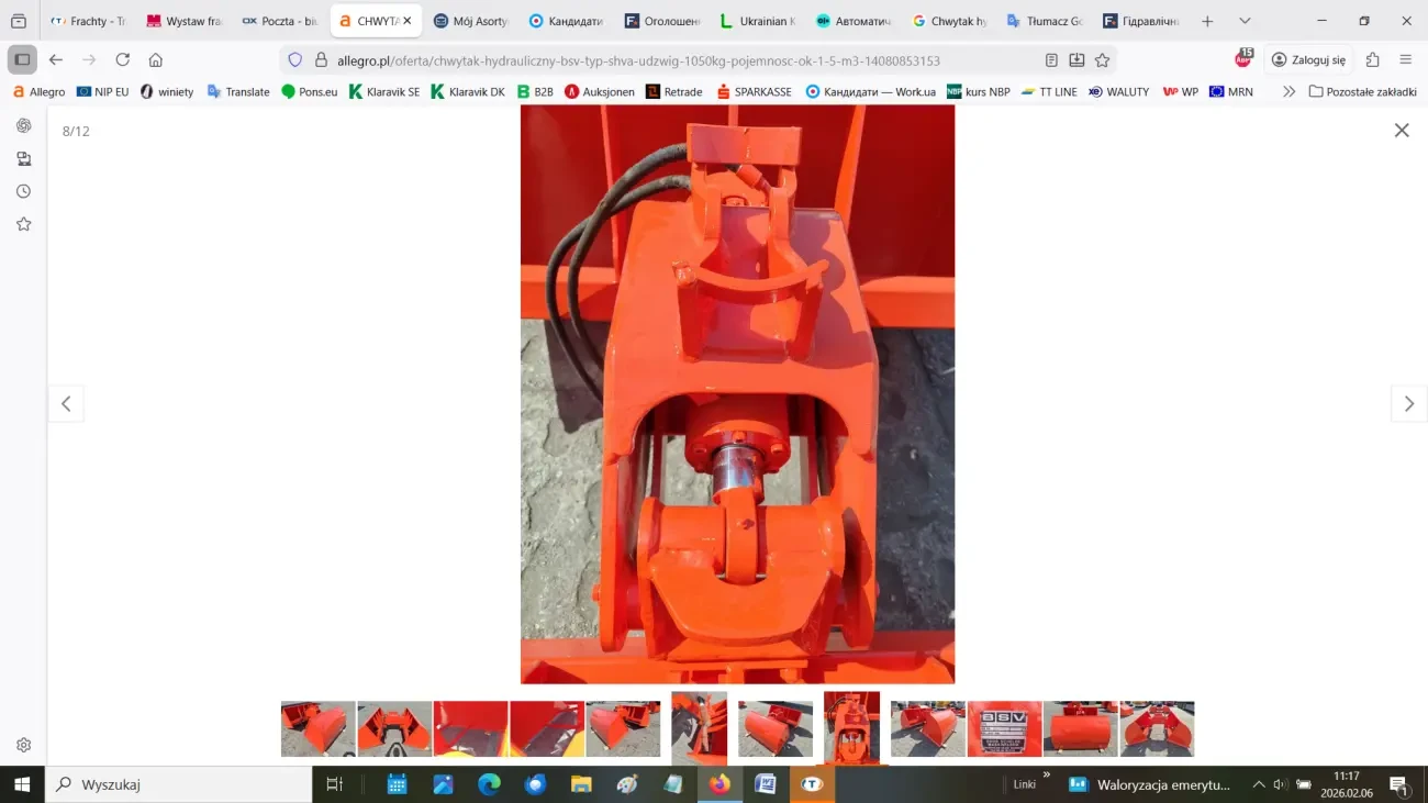 Гідравлічний ковш-захват BSV SHV, 1300 літрів 4