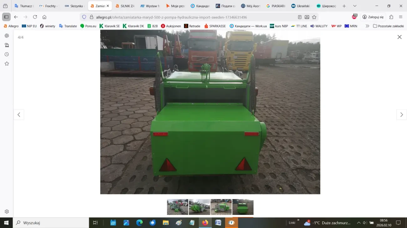 Причіпна підмітальна машина Maryd 500 4