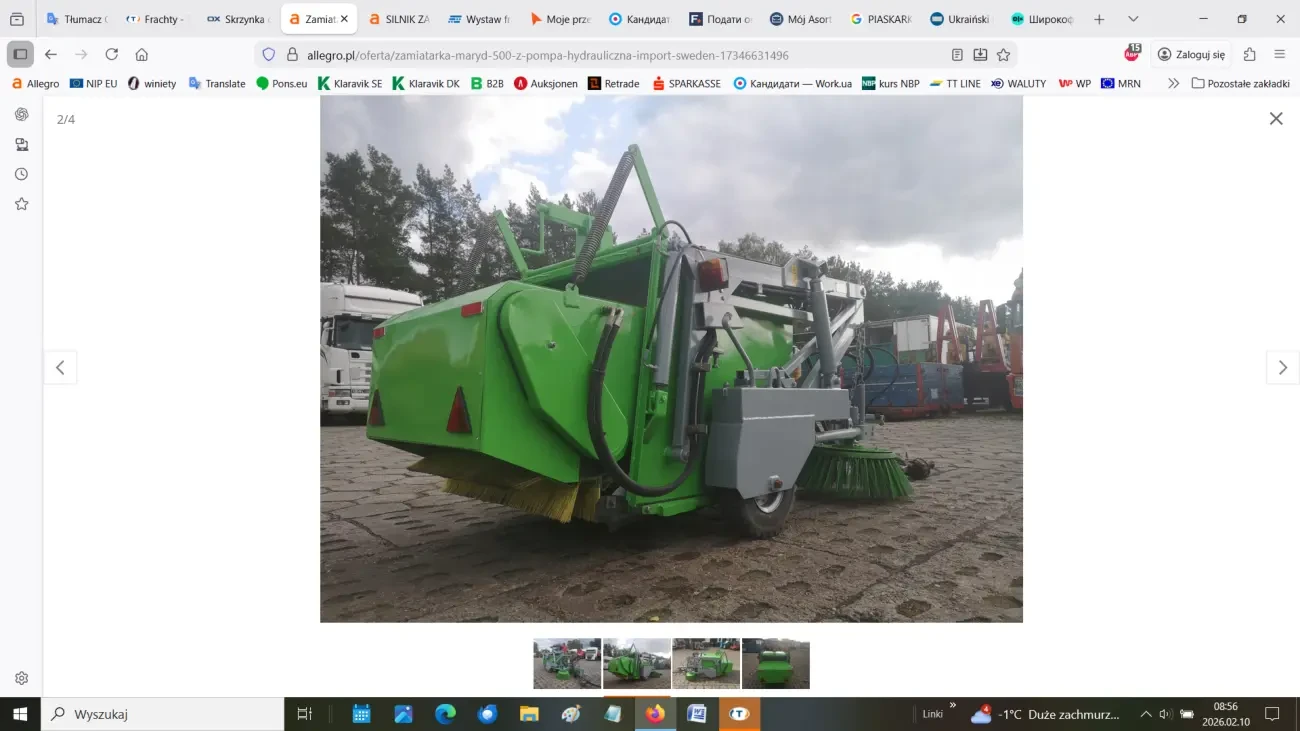 Причіпна підмітальна машина Maryd 500 2