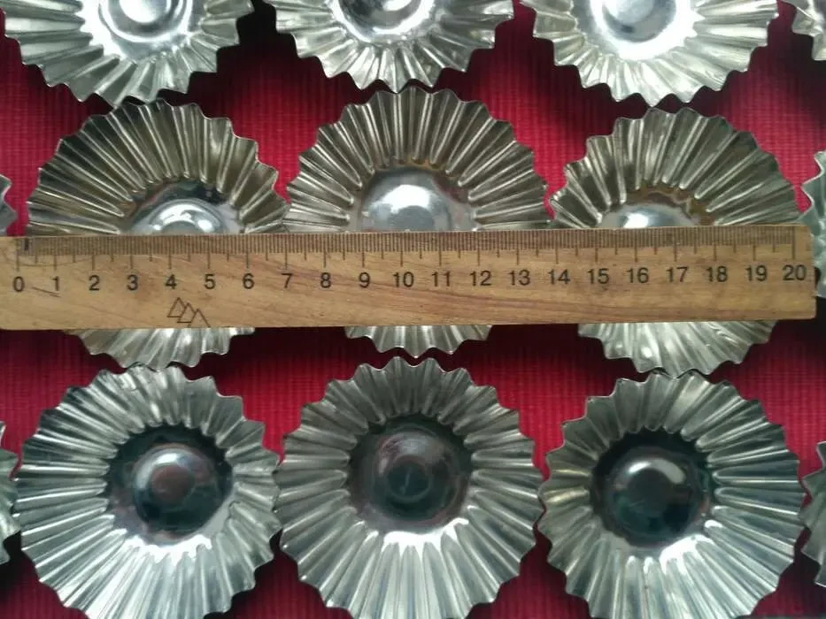 Новые формочки для кексов, маффинов, корзинок, пищевой металл, набор 7