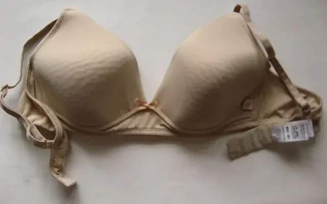 Бюстгальтер бежевый 75а 75в мягкая чашка и 80с косточки, спортивный 3
