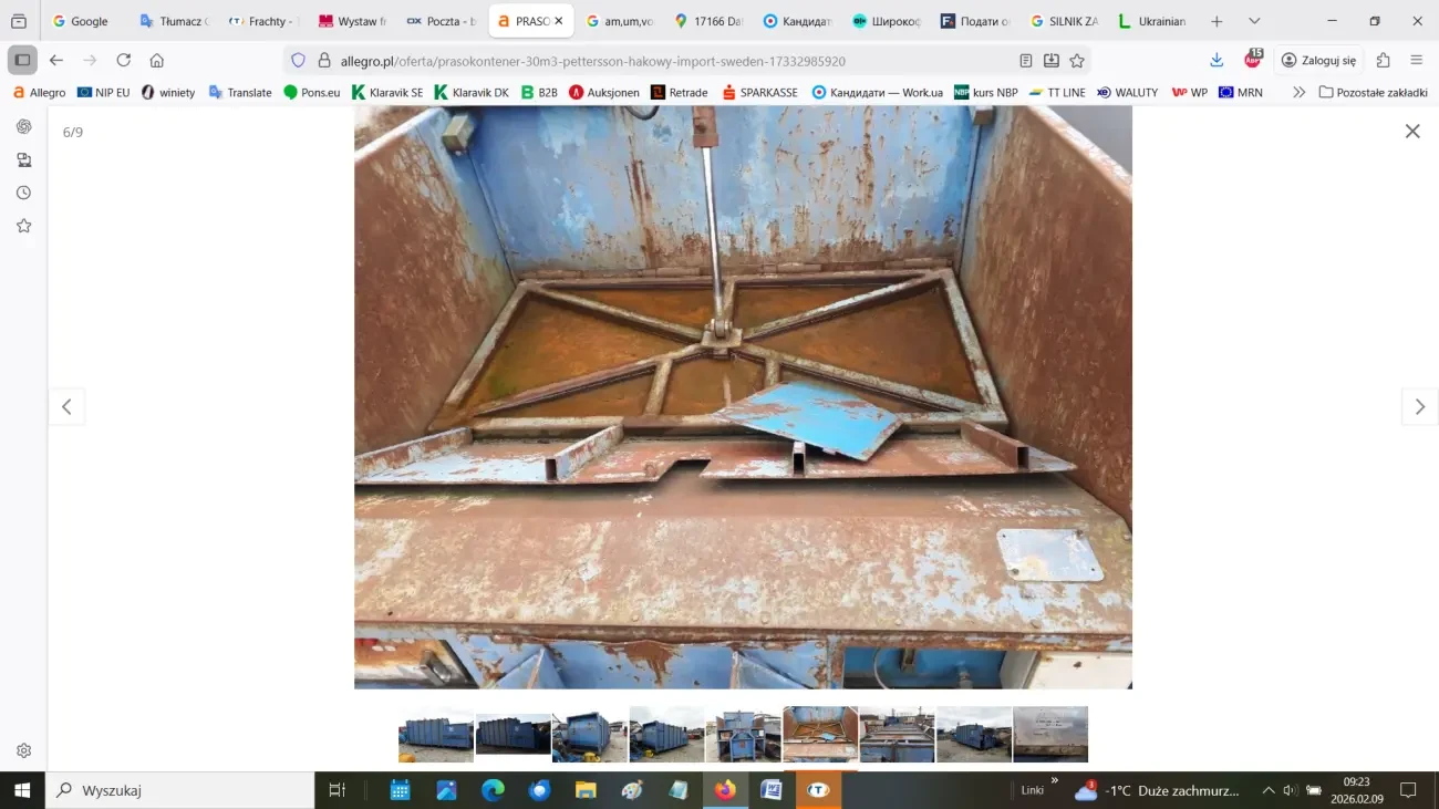 Контейнер-прес PETTERSSON HOOK 30 м3 6