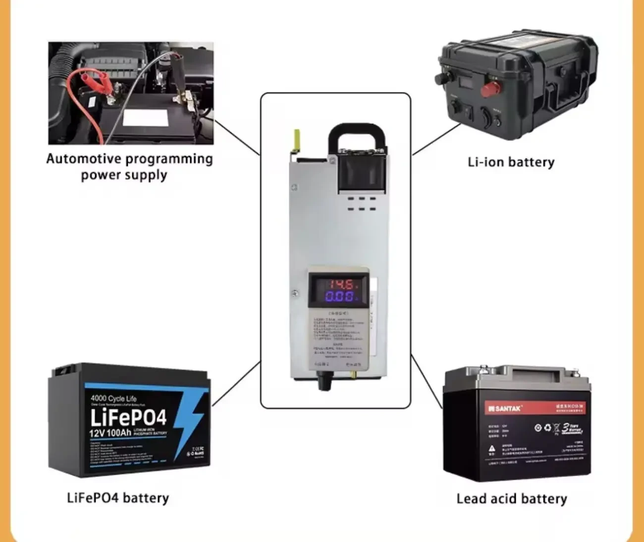 Зарядное для всех типов аккумуляторов 60А 100А 5