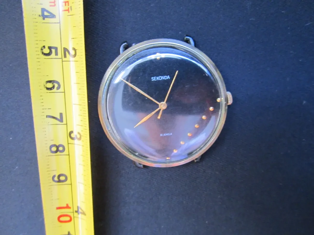 Часы мужские SEKONDA Кольцо позолота. СССР. 1 2