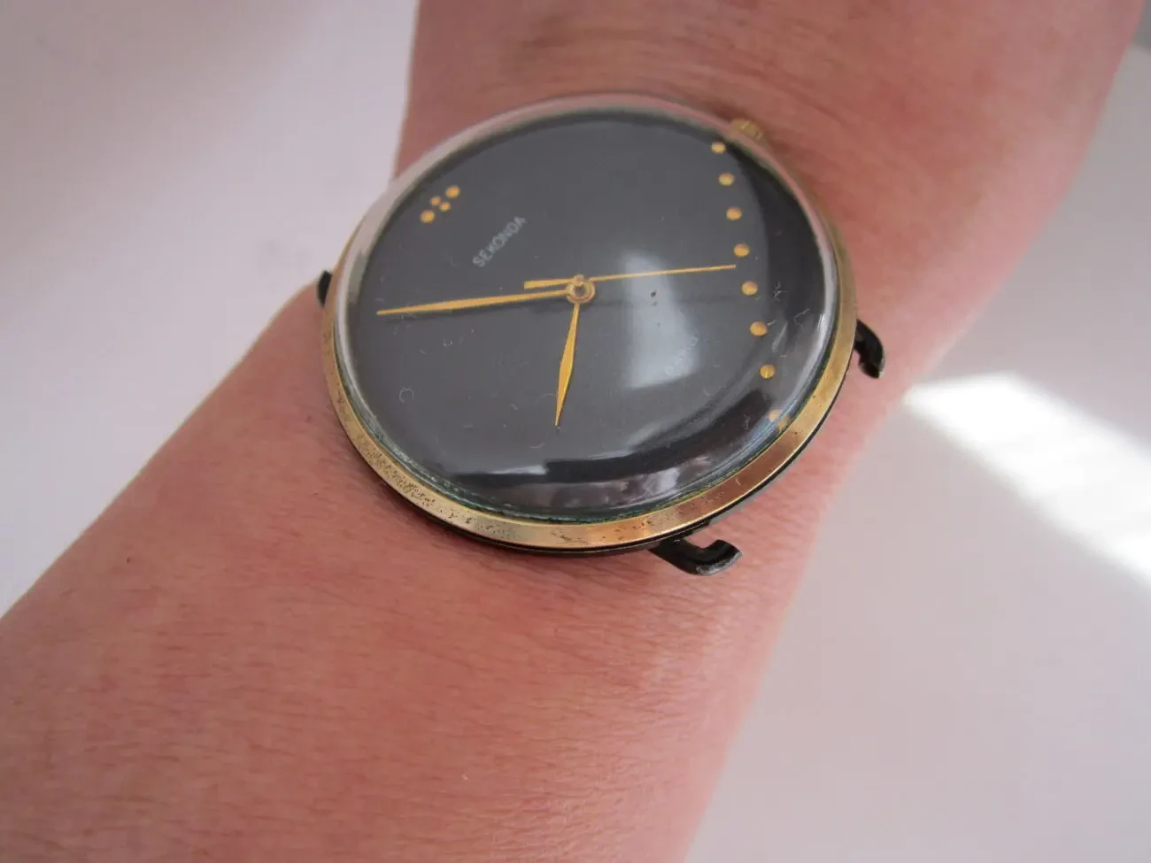 Часы мужские SEKONDA Кольцо позолота. СССР. 1 8