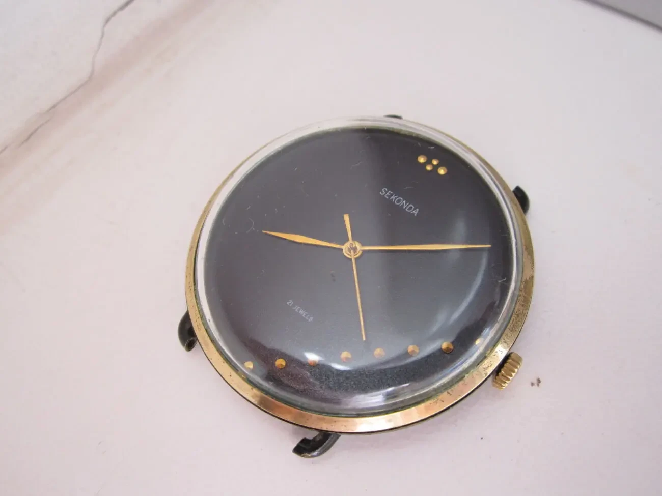 Часы мужские SEKONDA Кольцо позолота. СССР. 1 7