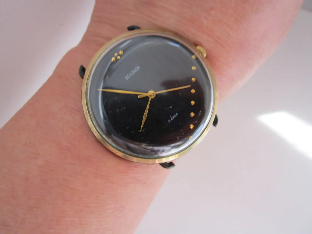 Часы мужские SEKONDA Кольцо позолота. СССР. 1 9