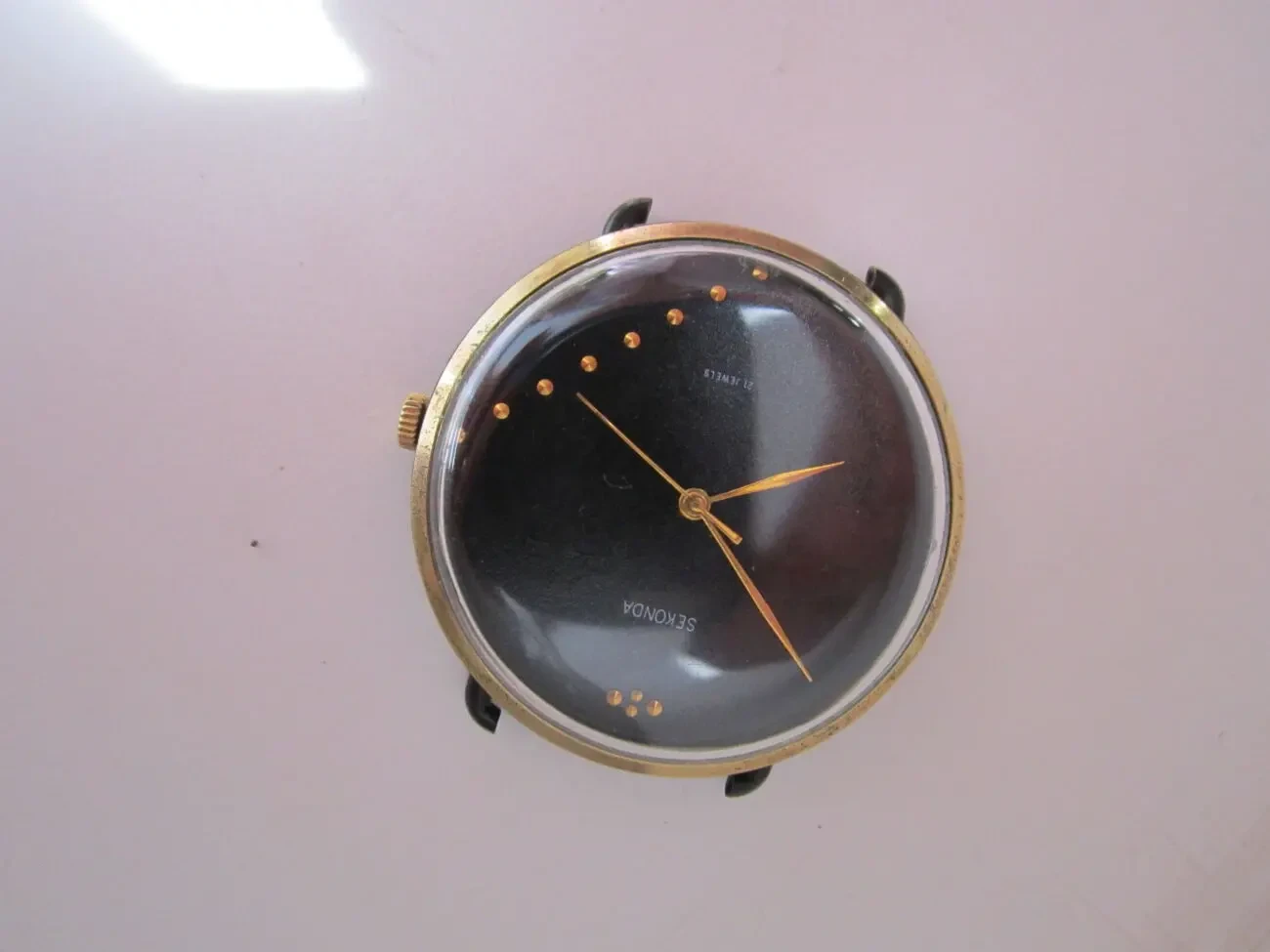 Часы мужские SEKONDA Кольцо позолота. СССР. 1 4