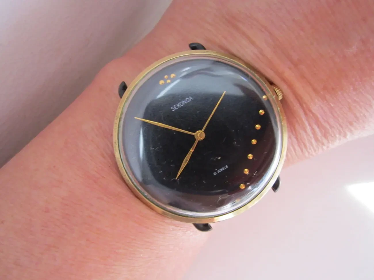 Часы мужские SEKONDA Кольцо позолота. СССР. 1 10