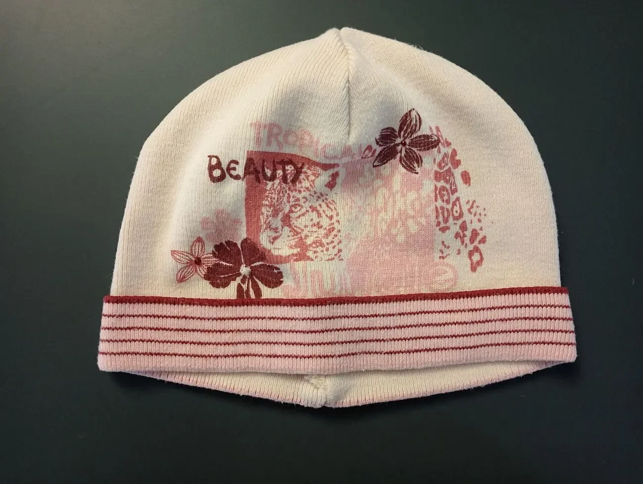 Шапочка трикотажна для дівчинки