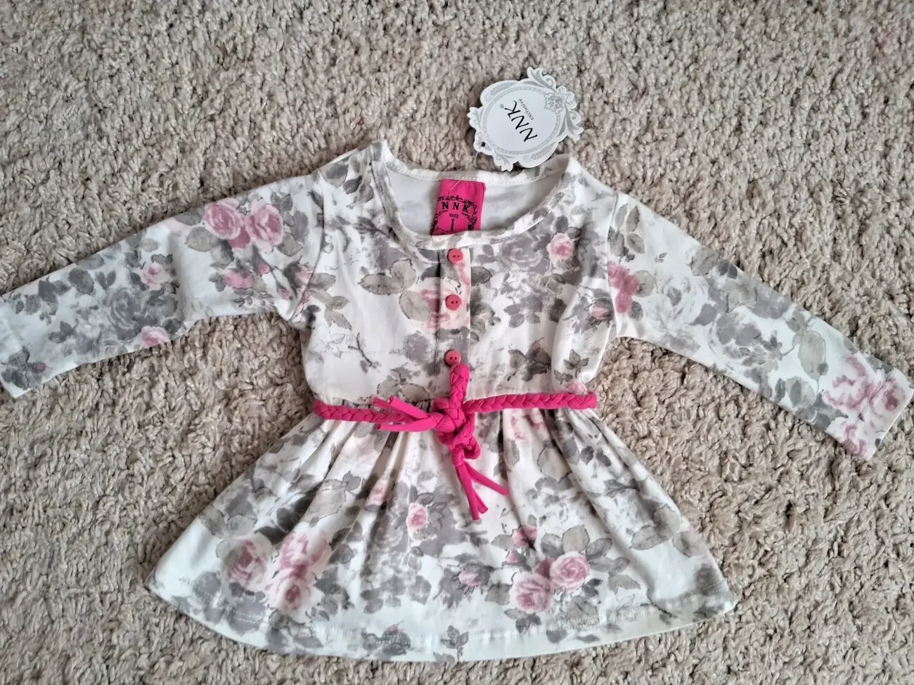 Платье на малышку 0-3 месяцев 4