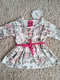 Платье на малышку 0-3 месяцев