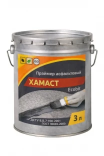 Праймер асфальтовый ХАМАСТ ЭКОБИТ ведро 3,0 л ДСТУ Б.В.2.7-108-2001