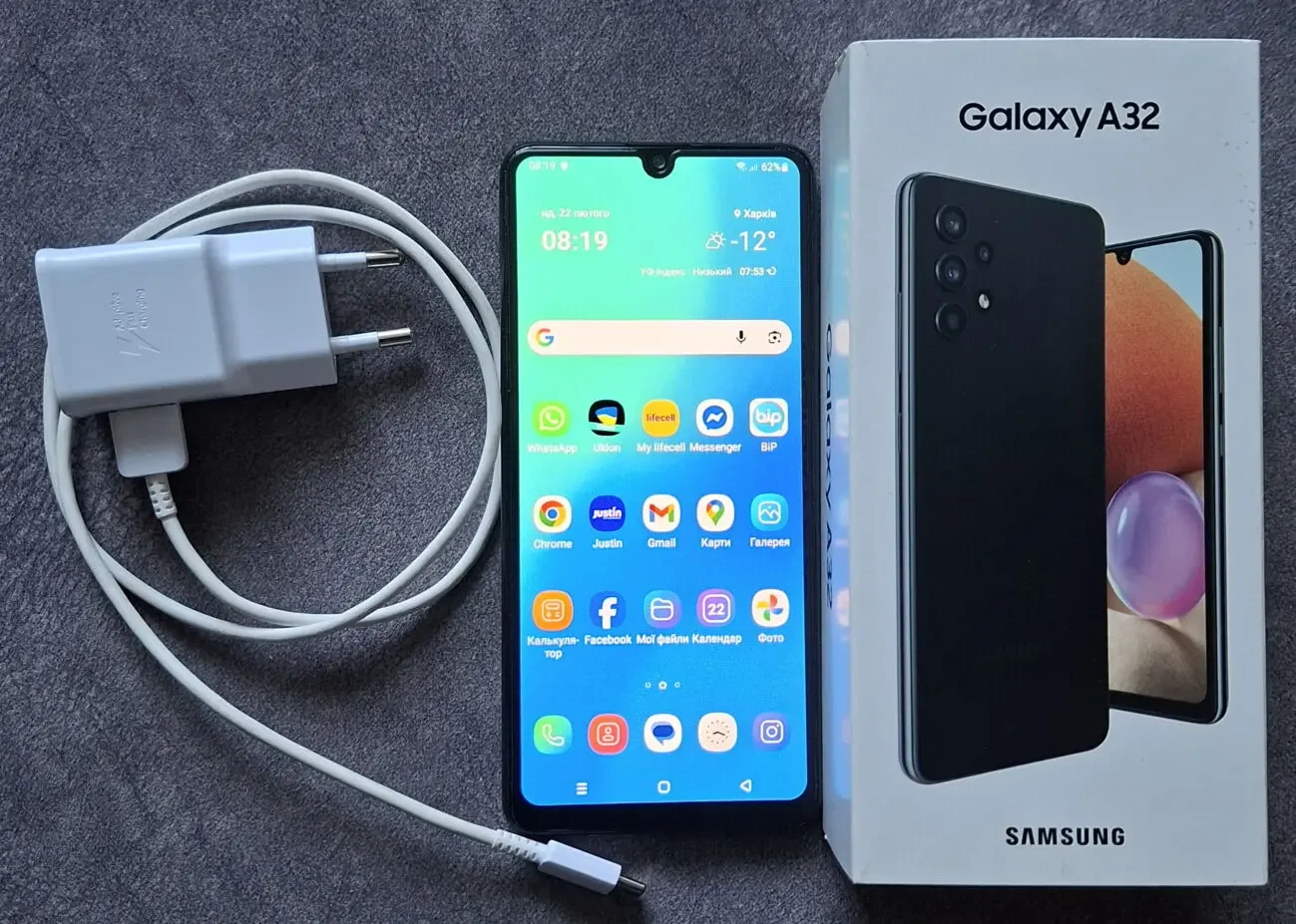 Самсунг Samsung Galaxy A32 4/128GB Black