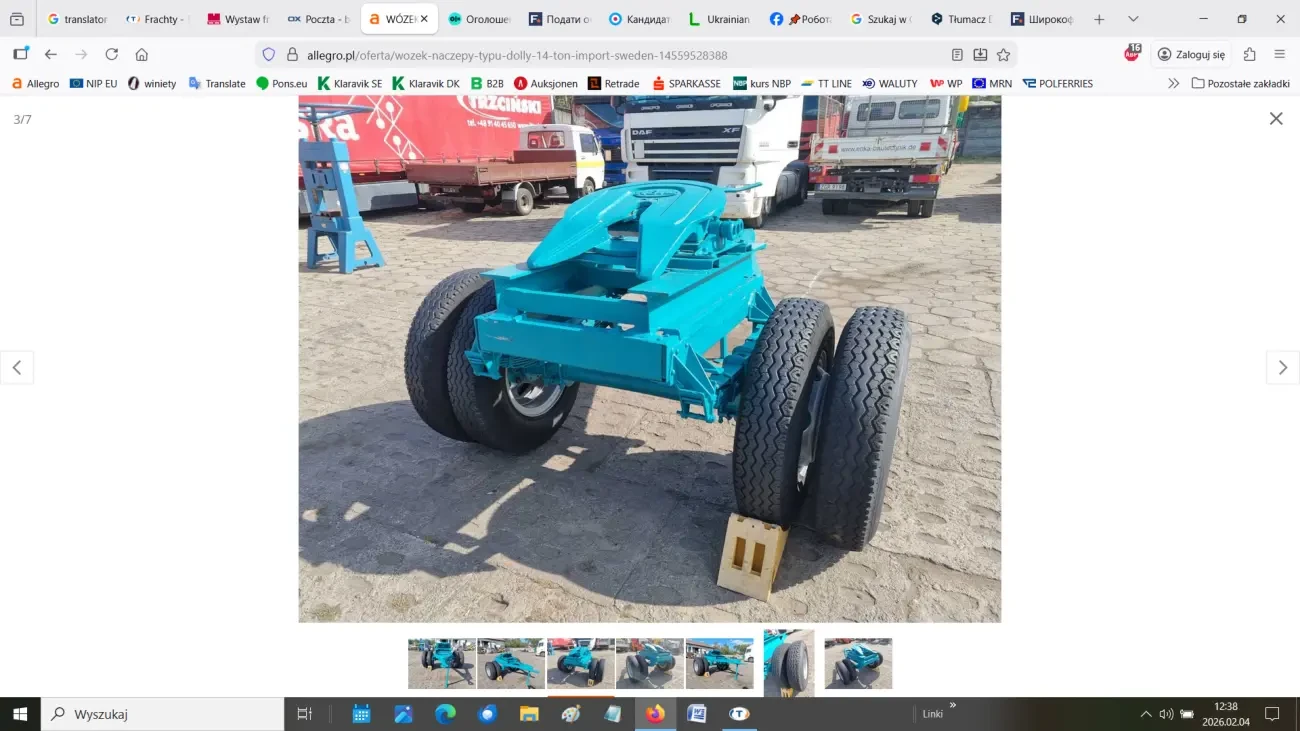 ВАНТАЖНИЙ ПРИЧЕП типу DOLLY 14 тонн 3