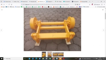 Залізничний візок для колісного екскаватора