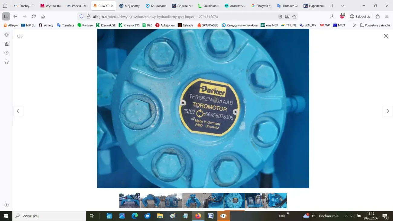 Гідравлічний демонтажний захват GSG, з ротатором, імпорт 6