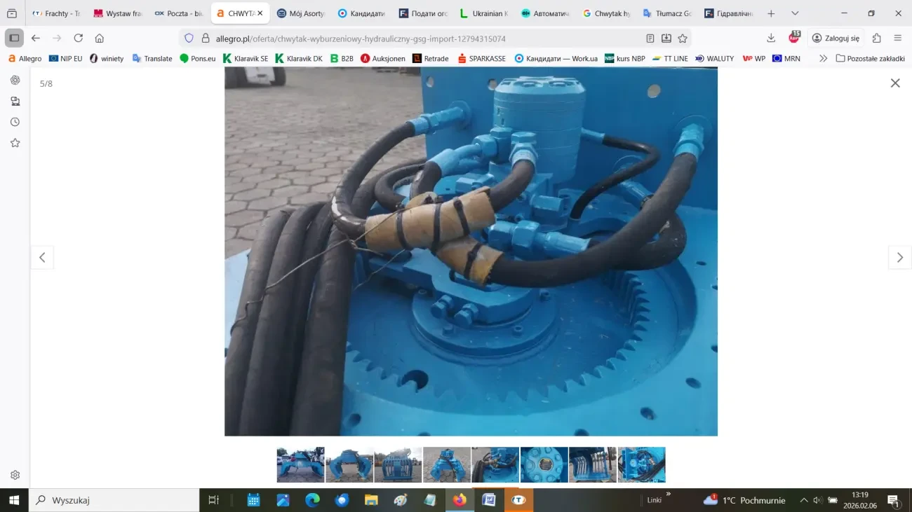 Гідравлічний демонтажний захват GSG, з ротатором, імпорт 5