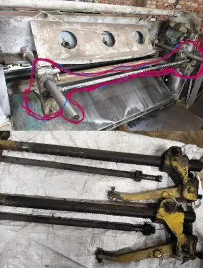 Продам запчастини від гільотини , ножі 540.16.60 4