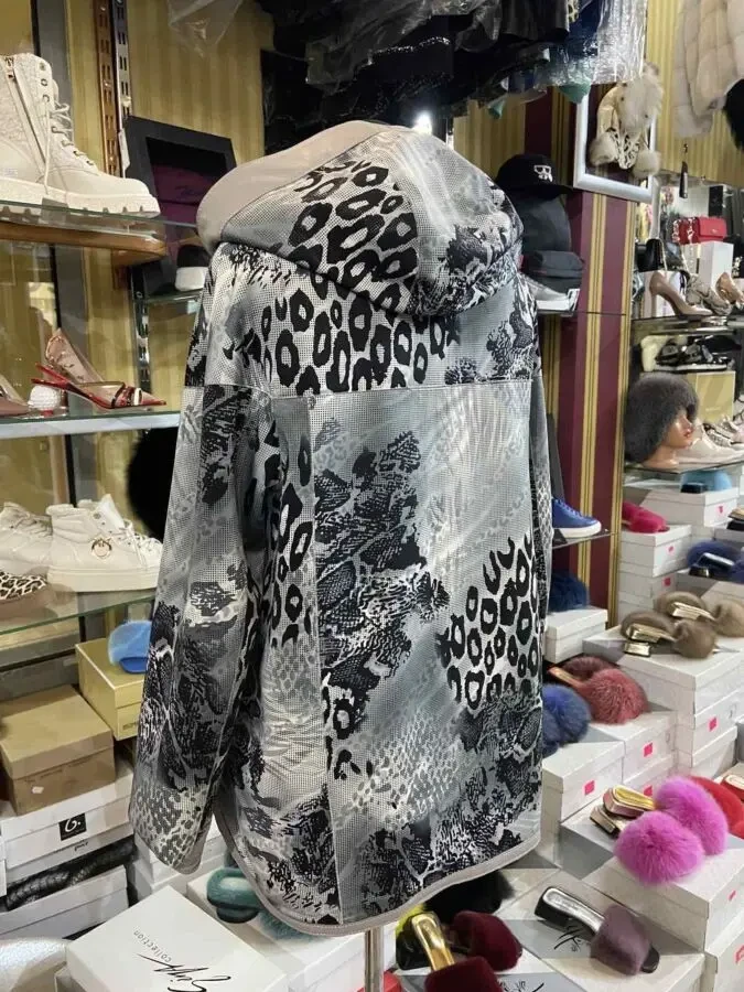 Двостороння куртка з хутром чорнобурки,капюшон 7