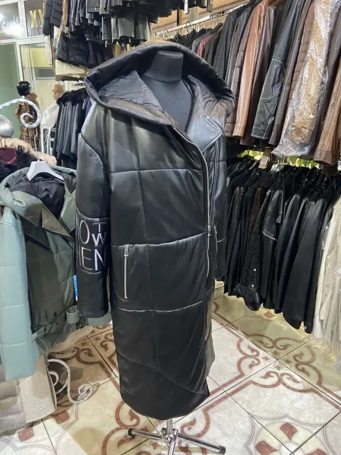 Шкіряний плащ,тренч,пуховик 5