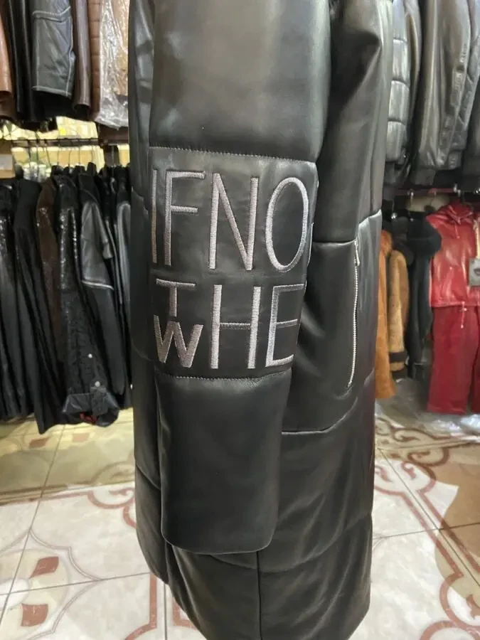 Шкіряний плащ,тренч,пуховик 6