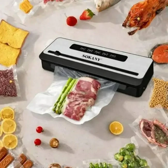 Вакуумний пакувальник для продуктів 200Вт, Sokany SK-13076 3