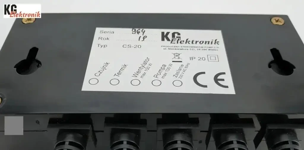 Комплект автоматики для котла KG Elektronik CS-20 і вентилятор DP-02 10