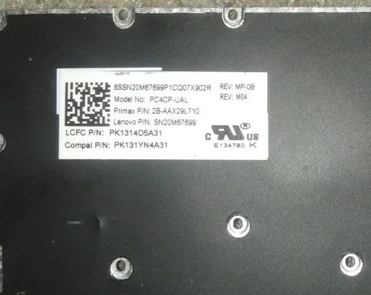 Клавіатура для Lenovo PC4CР-UAL 3