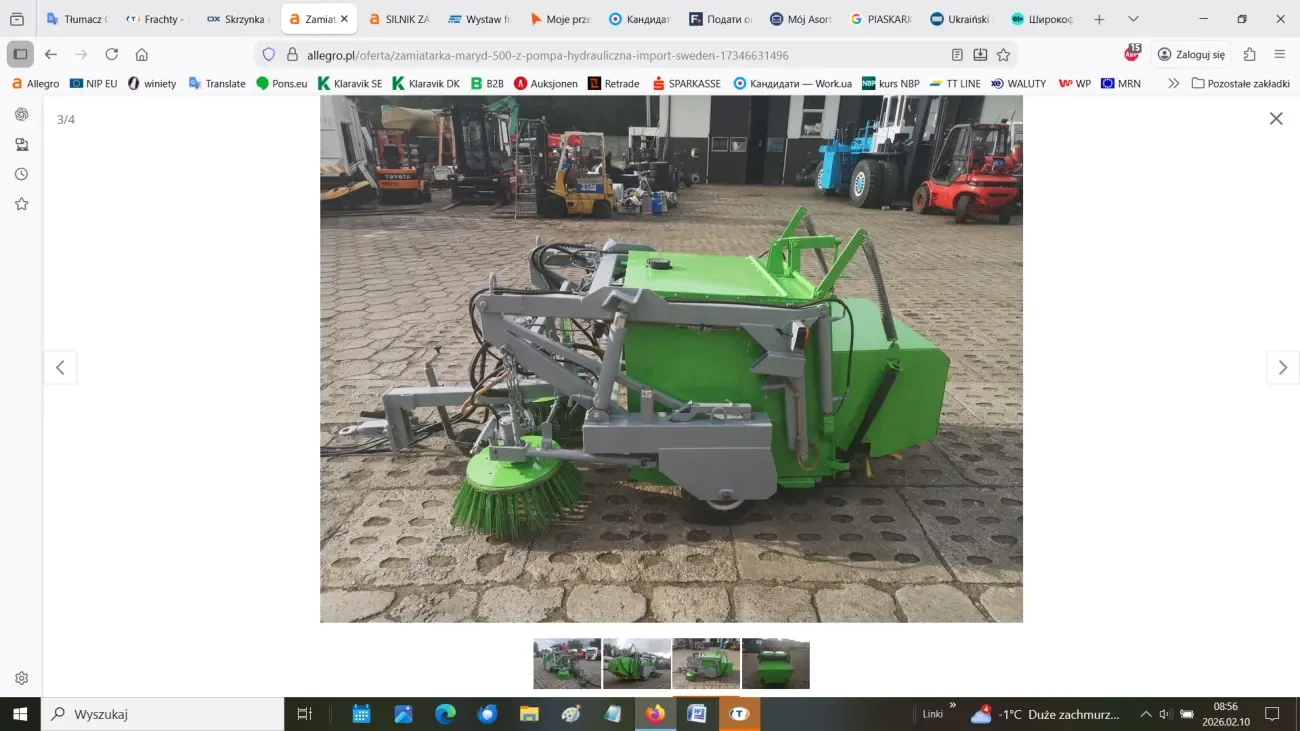 Причіпна підмітальна машина Maryd 500 3