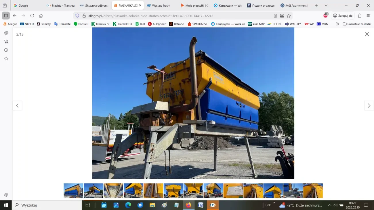 Піскорозкидальна установка (солерозкидач)