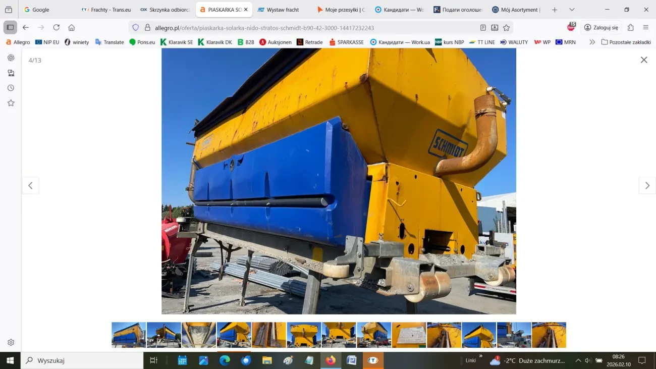 Піскорозкидальна установка (солерозкидач) 3