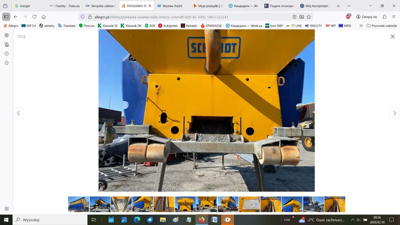 Піскорозкидальна установка (солерозкидач) 6