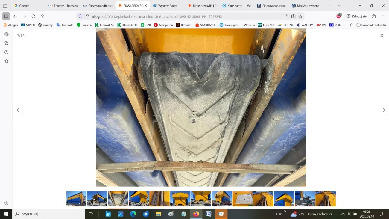 Піскорозкидальна установка (солерозкидач) 10