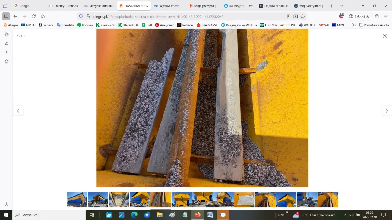 Піскорозкидальна установка (солерозкидач) 4