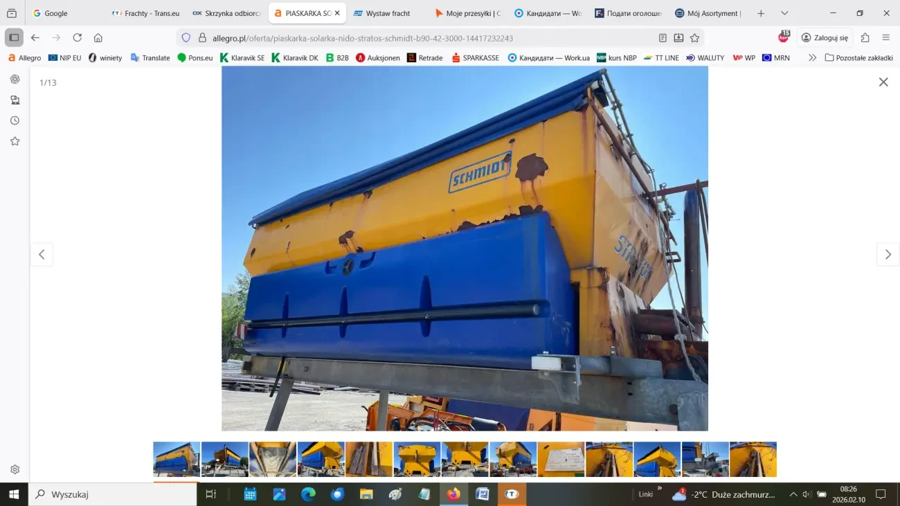 Піскорозкидальна установка (солерозкидач) 2