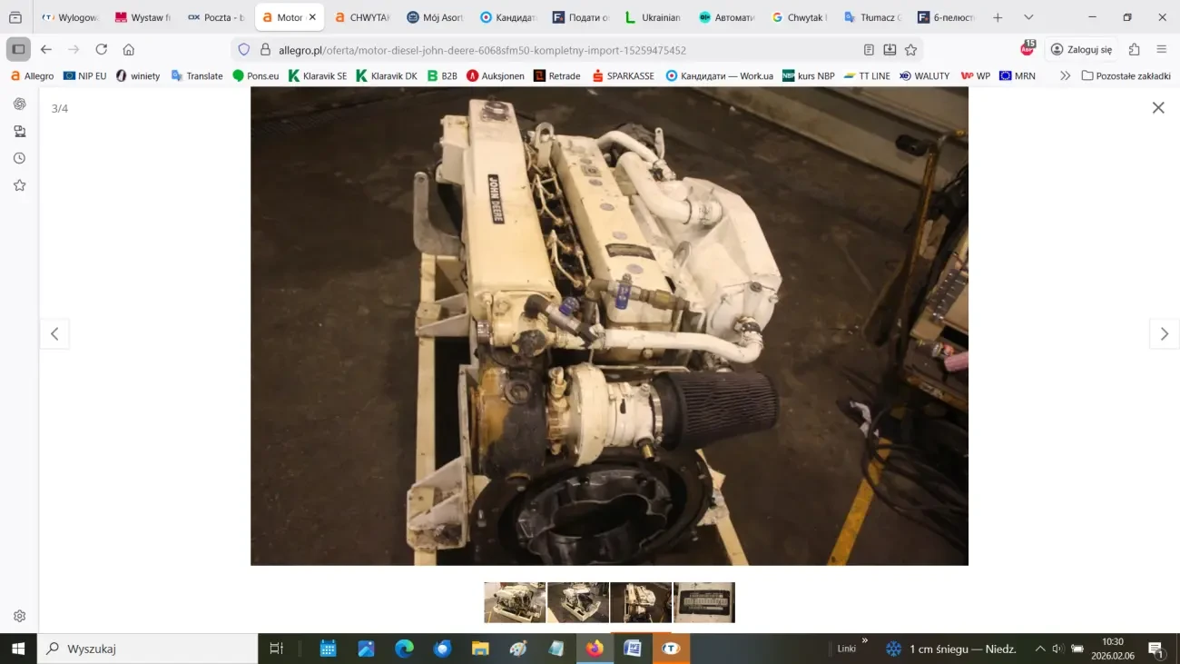 Двигун JOHN DEERE 6068SFM50 3