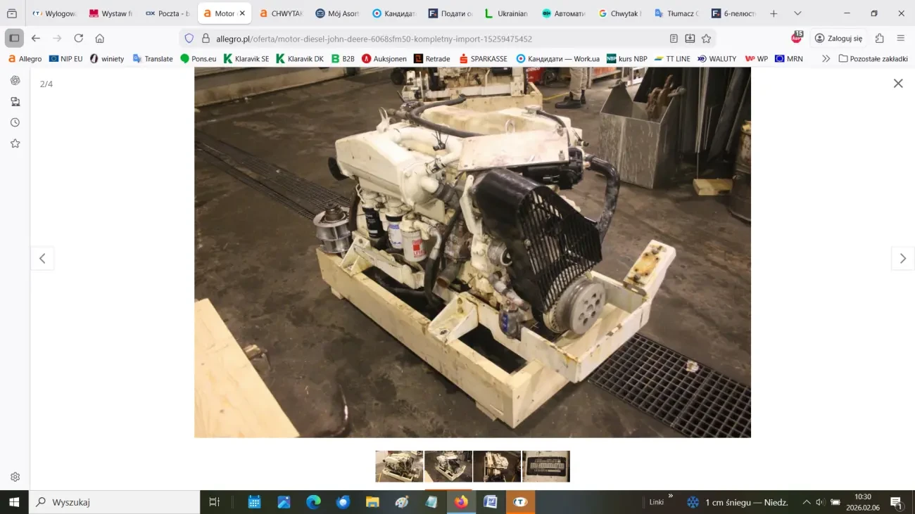 Двигун JOHN DEERE 6068SFM50 2